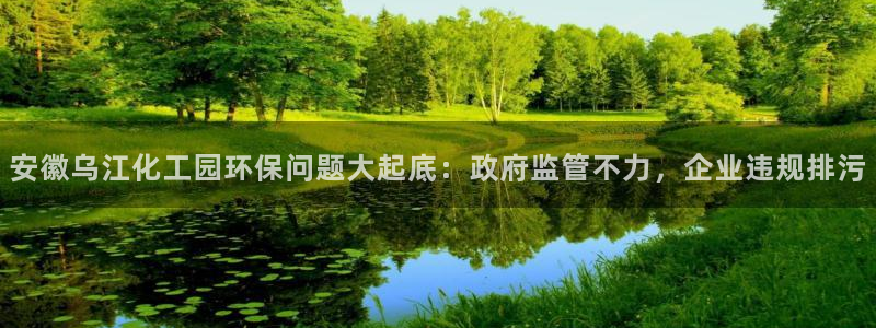 亿万先生007网页登录：安徽乌江化工园环保问题大起底：政府监管不力，企业违规排污