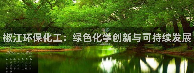 亿万先生客户端怎么下载：椒江环保化工：绿色化学创新与可持续发展
