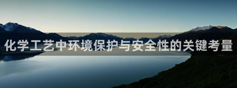 亿万讲了什么：化学工艺中环境保护与安全性的关键考量