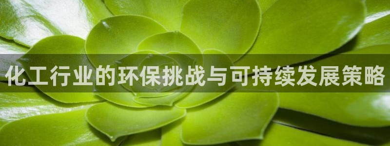 亿万先生手游下载：化工行业的环保挑战与可持续发展策略