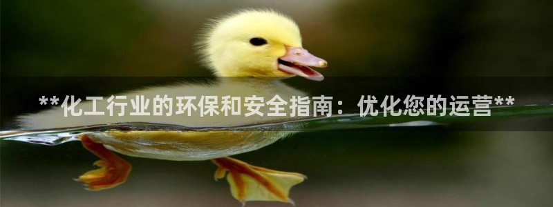 亿万网络科技有限公司ceo：**化工行业的环保和安全指南：优化您的运营**