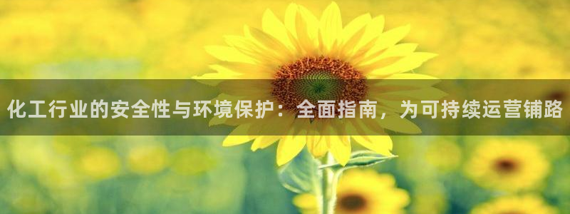 亿万网络：化工行业的安全性与环境保护：全面指南，为可持续运营铺路
