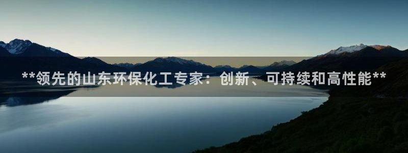 亿万财富网：**领先的山东环保化工专家：创新、可持续和高性能**
