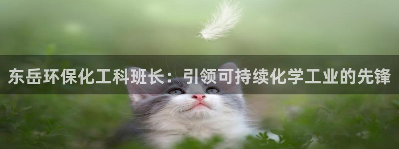 亿万先生手机版：东岳环保化工科班长：引领可持续化学工业的先锋