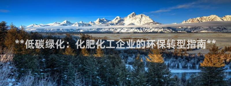 亿万先生客服联系电话：**低碳绿化：化肥化工企业的环保转型指南**
