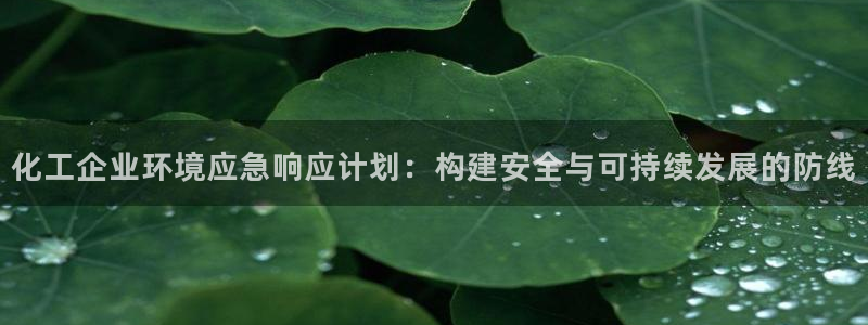 亿万先生m007：化工企业环境应急响应计划：构建安全与可持续发展的防线