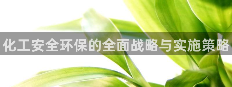 亿万先生官方客服电话：化工安全环保的全面战略与实施策略