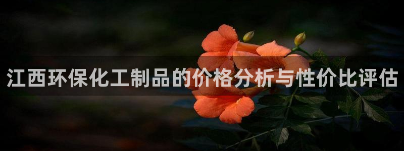 亿万剪辑：江西环保化工制品的价格分析与性价比评估