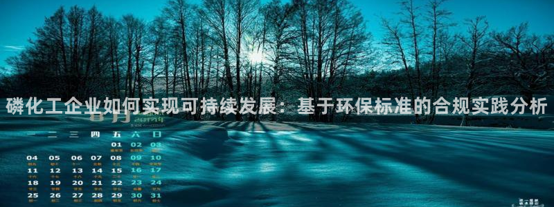 亿万先生007网页登录：磷化工企业如何实现可持续发展：基于环保标准的合规实践分析