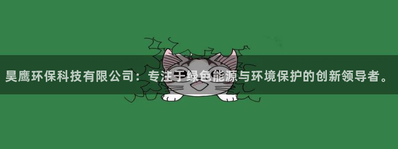 亿万的亿：昊鹰环保科技有限公司：专注于绿色能源与环境保护的创新领导者。