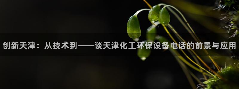 亿万先生官方网站下载手机版：创新天津：从技术到——谈天津化工环保设备电话的前景与应用